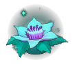 青色花